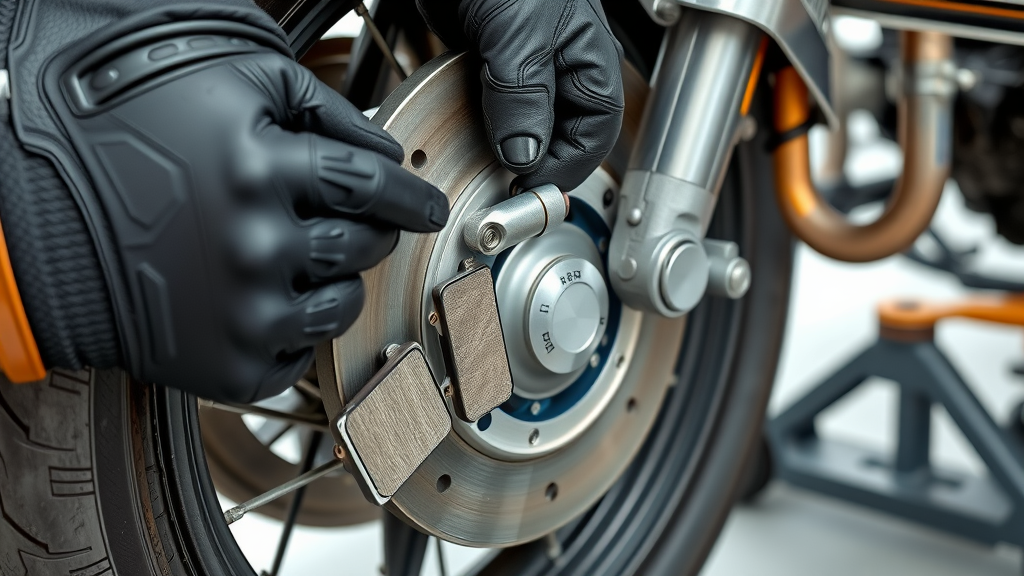 changing motorcycle brake pads diy motorcycle repair