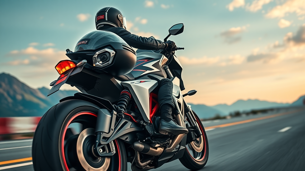 high performance motorcycle with advanced audio system range drivers cicada audio