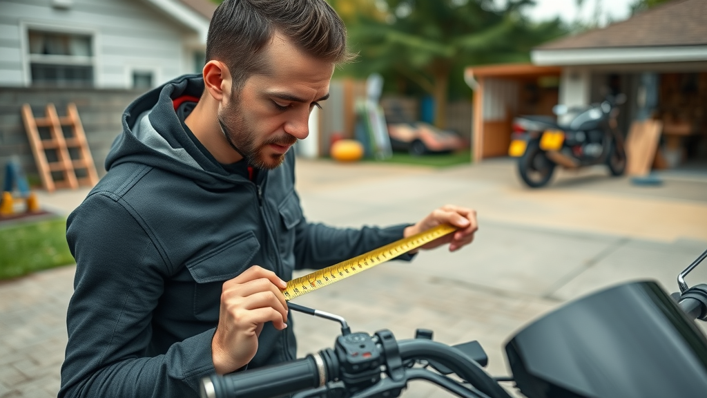 motorcycle cover fit measuring tape bike dimensions for snug fit