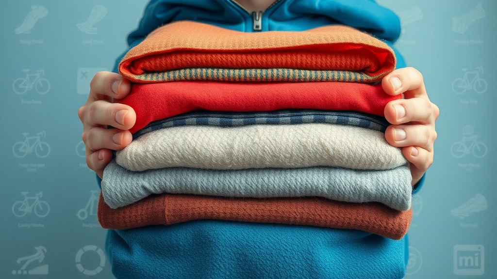close-up of insulated riding layers, showing fleece, synthetic, and wool base layers for cold weather motorcycle gear
