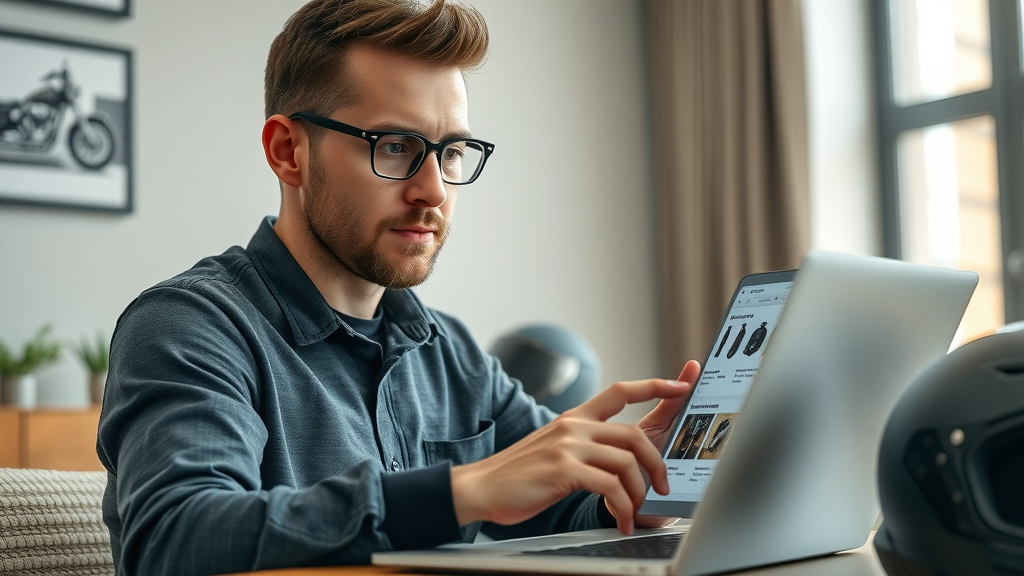 interactive online shopping experience motorcycle accessories bundles discounts best value