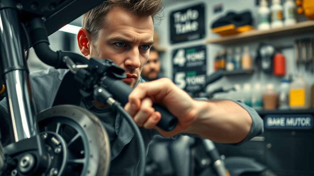 focused inspection of a motorcycle