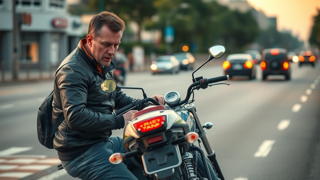 frustrated motorcyclist idle motorcycle troubleshooting fuel injection tuning