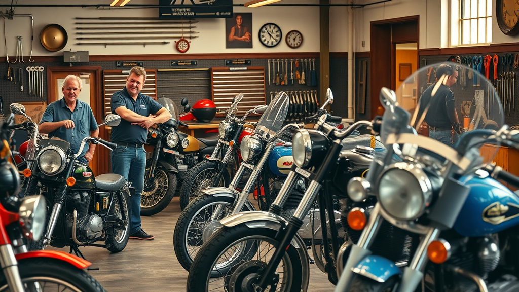 vintage motorcycles vintage motorsports proud collectors classic garage motorcycle collecting