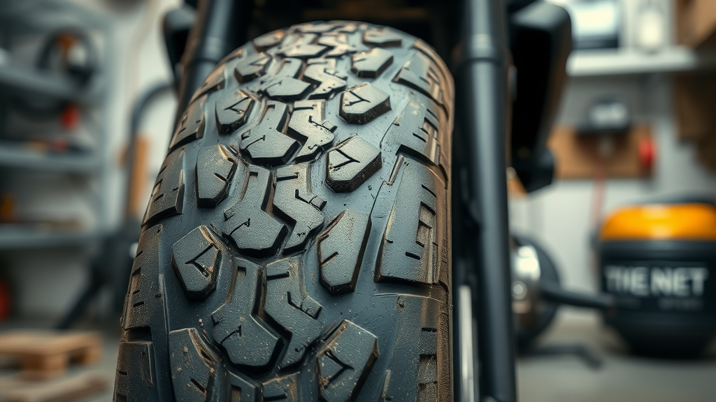 safety inspection failure - motorcycle tire worn tread in northwest chicago suburbs