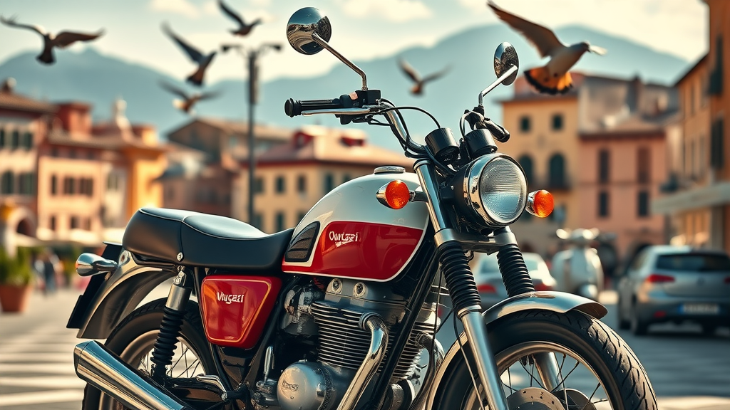 elegant Moto Guzzi V7, Italian motorcycle brand, classic antique motorcycle brands Italy