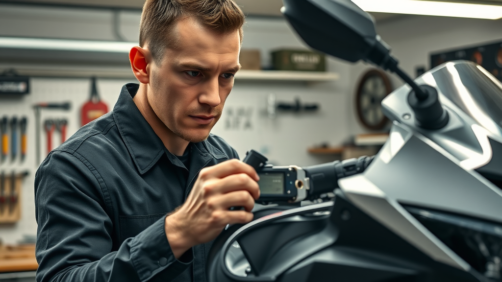 power commander installation for custom motorcycle engine tuning